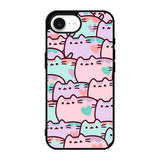 pusheen pattern iPhone 17e Case QC0482