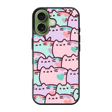 pusheen pattern iPhone 17 Case QC0482