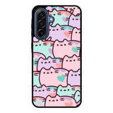 pusheen pattern Samsung Galaxy A17 Case QC0482