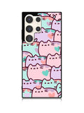 pusheen pattern Samsung Galaxy S25 Ultra 5G Case QC0482
