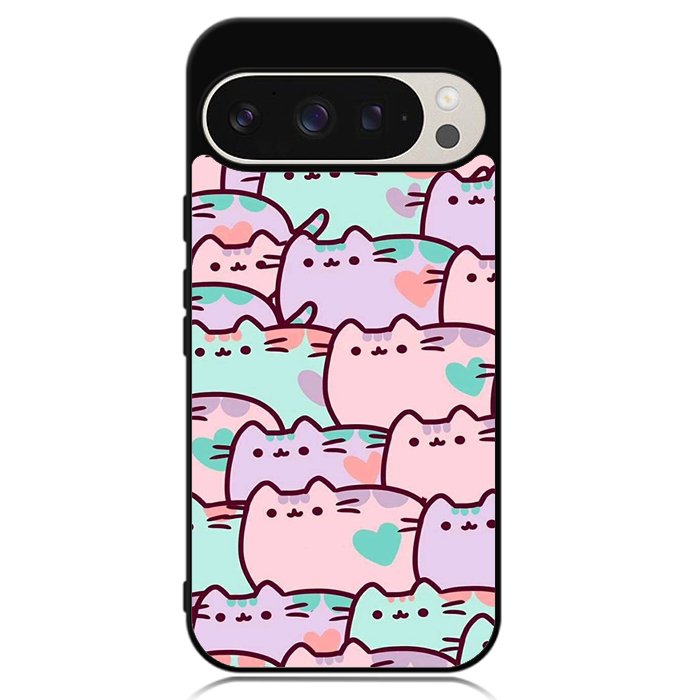 pusheen pattern Google Pixel 9 | Pixel 9 Pro Case OV0482