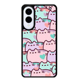 pusheen pattern Samsung Galaxy S25 Edge 5G Case OV0482
