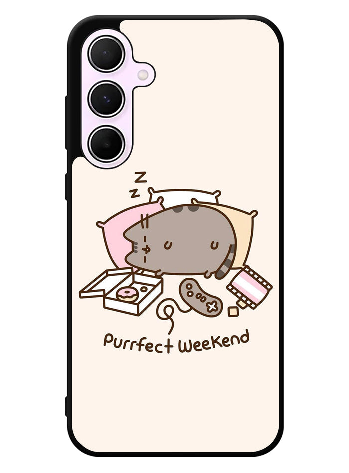 Pusheen Cat 1st Samsung Galaxy A35 5G Case