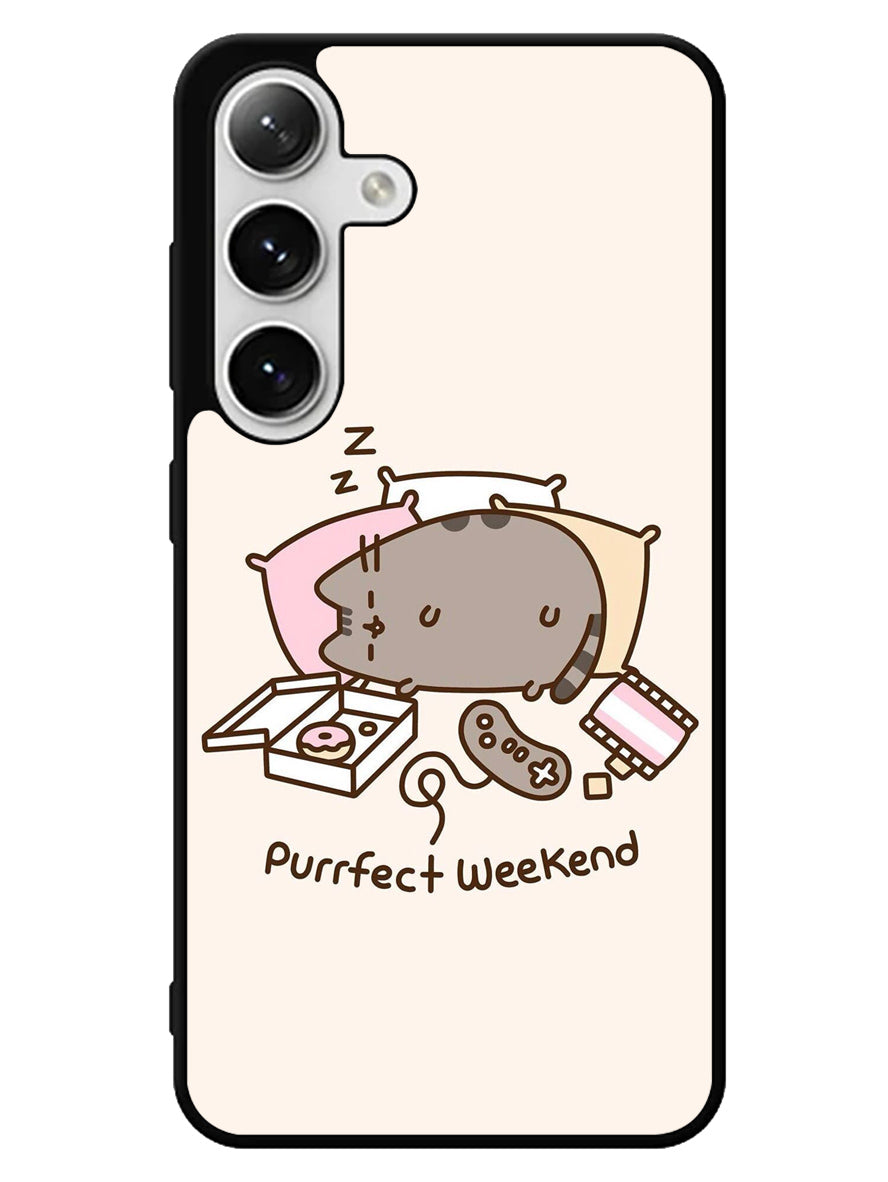 Pusheen Cat 1st Samsung Galaxy S24 5G Case