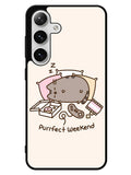 Pusheen Cat 1st Samsung Galaxy S25 5G Case