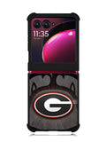 university georgia bulldogs Logo 1st Motorola Moto Razr Plus 2023 , Moto Razr+ 2023 Case
