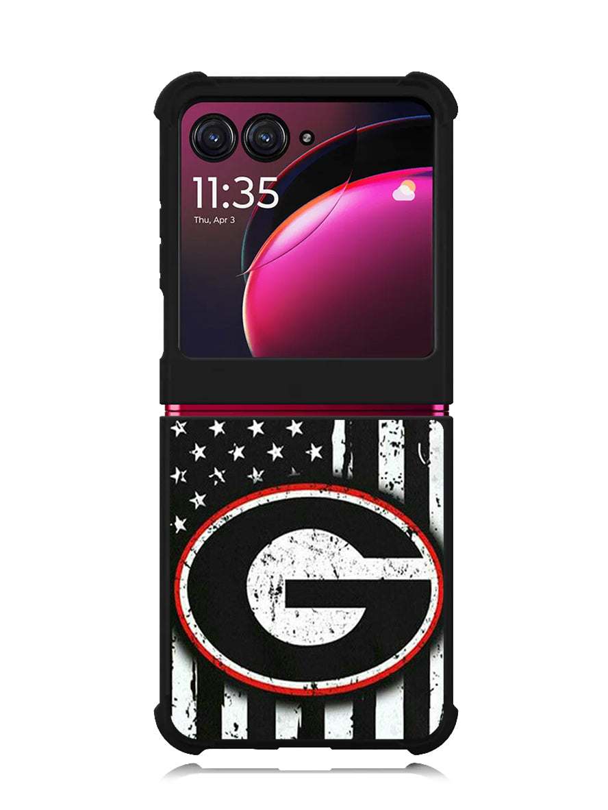 university georgia bulldogs 2nd Motorola Moto Razr Plus 2023 , Moto Razr+ 2023 Case
