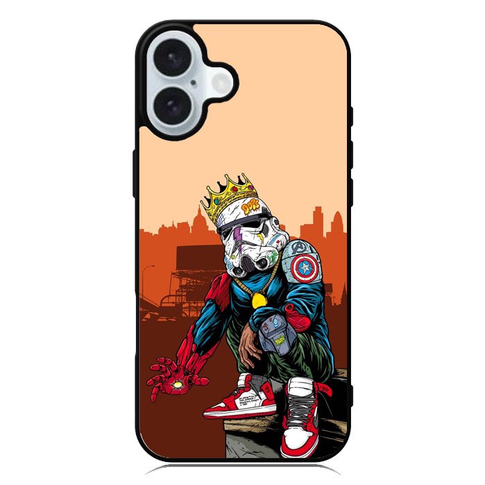 star wars stormtroopers hypebeast iPhone 16 Plus Case QC0514