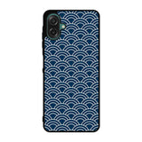Japanese Gold Cloud Wave Indigo Pattern Samsung Galaxy A07 Case OV5321