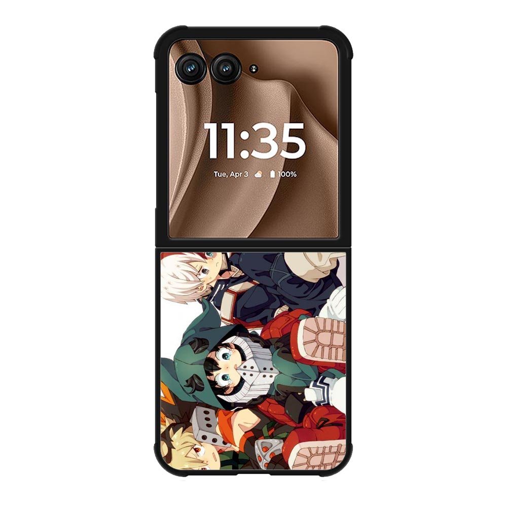 My Hero Academia Deku X Bakugou X Todoroki Motorola Moto RAZR Plus 2025 Case OV3197