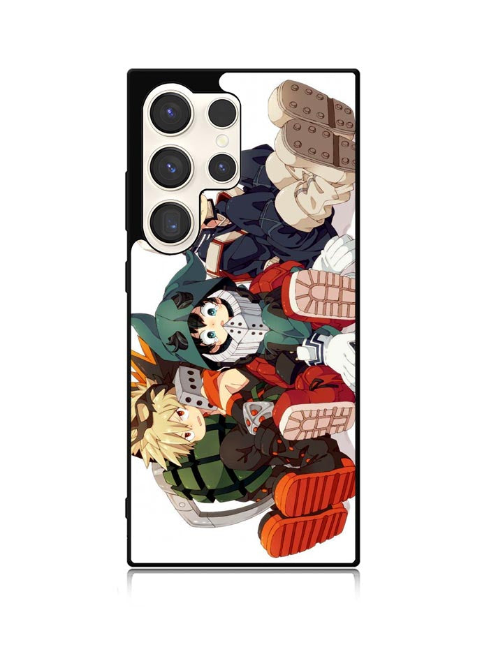 My Hero Academia Deku X Bakugou X Todoroki Samsung Galaxy S25 Ultra 5G Case QC3197