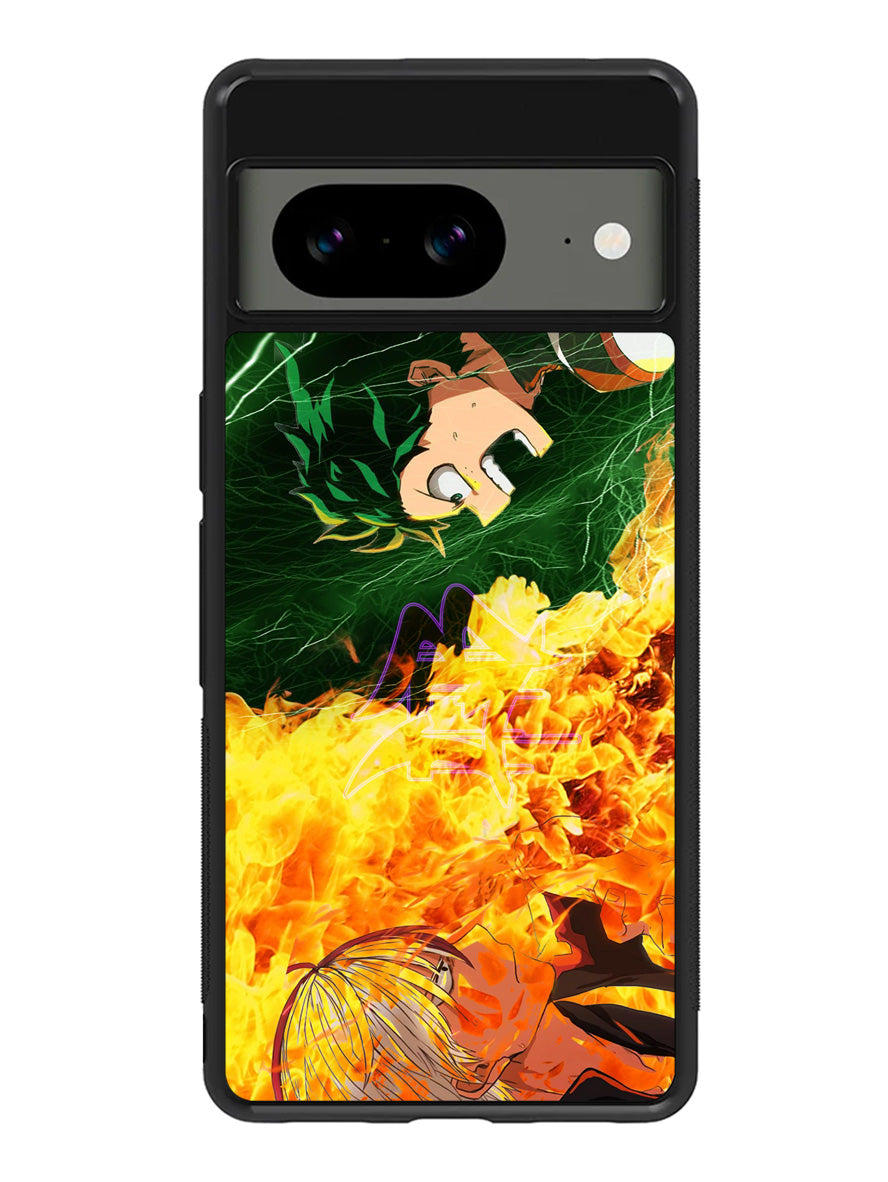 My Hero Academia Deku X Todoroki Google Pixel 8A Case QC3200