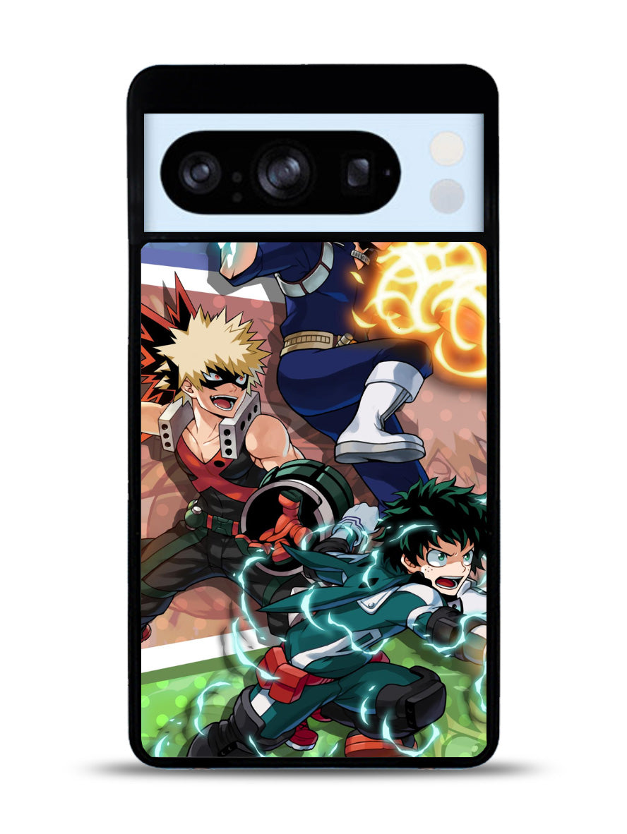 My Hero Academia Deku X Bakugou X Todoroki Google Pixel 8 Pro Case QC3198