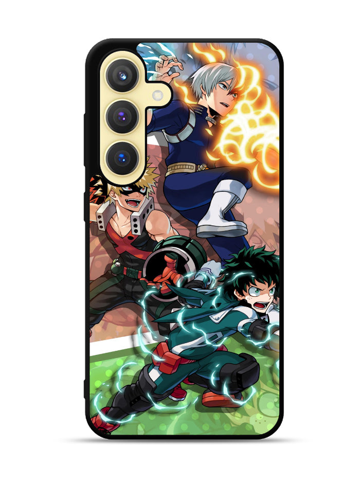 My Hero Academia Deku X Bakugou X Todoroki Samsung Galaxy S25 Plus 5G , Samsung Galaxy S25+ 5G Case OV3198