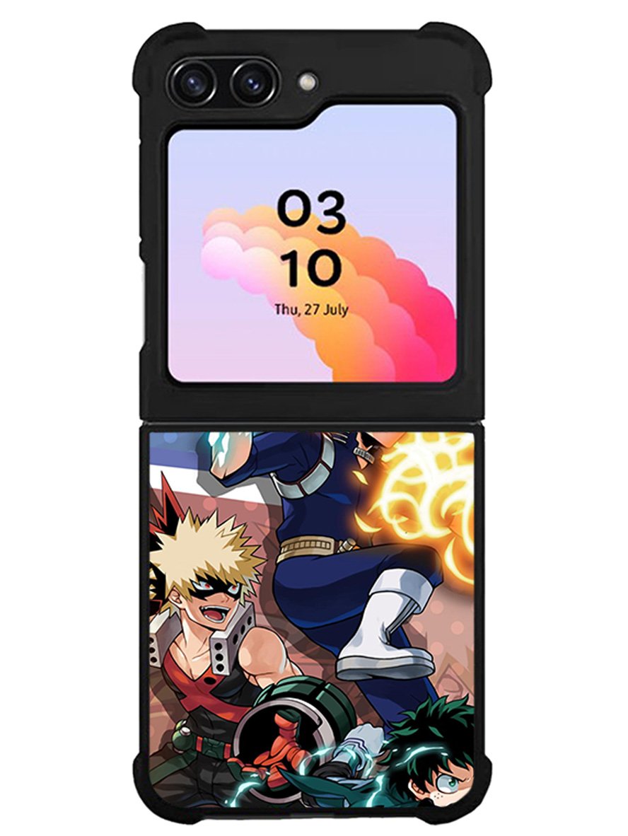 My Hero Academia Deku X Bakugou X Todoroki Samsung Galaxy Z Flip 5 5G 2023 Case OV3198