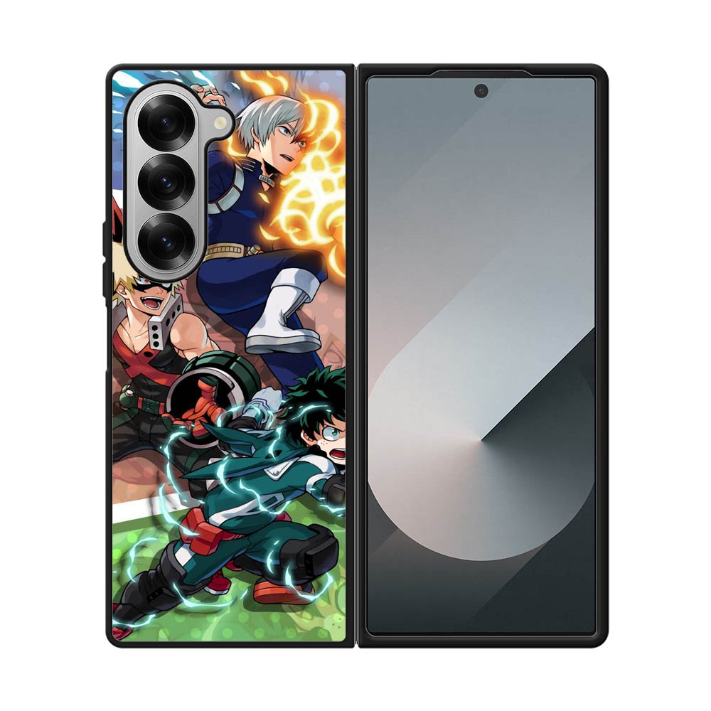 My Hero Academia Deku X Bakugou X Todoroki Samsung Galaxy Z Fold 7 5G Case QC3198