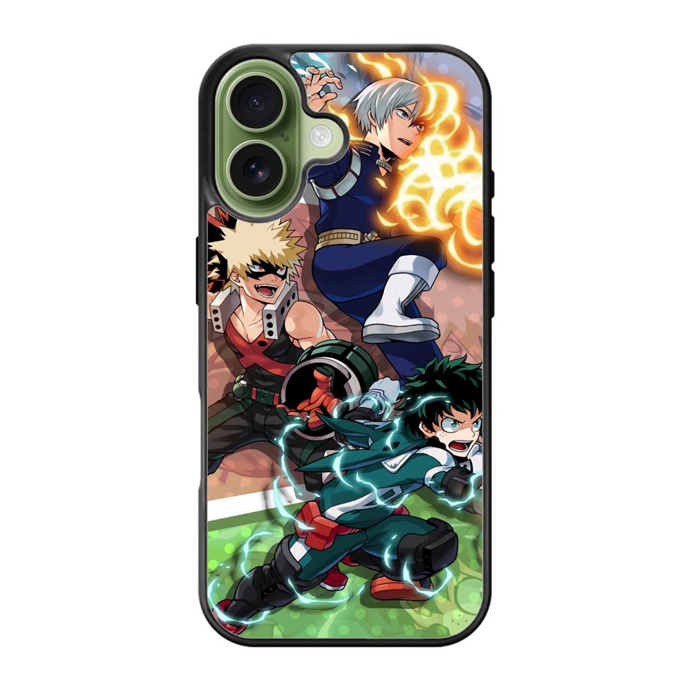 My Hero Academia Deku X Bakugou X Todoroki iPhone 17 Case QC3198