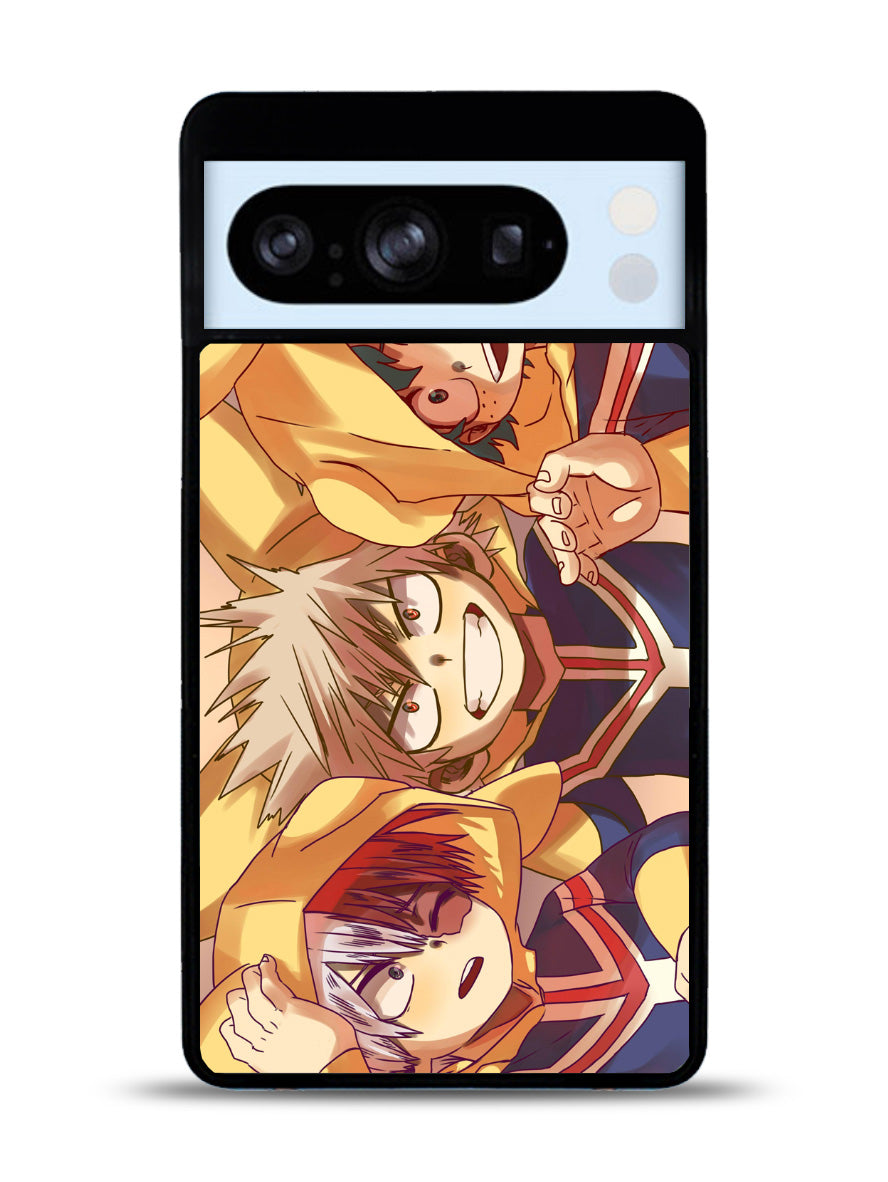 My Hero Academia Deku X Bakugou X Todoroki Google Pixel 8 Pro Case QC3199