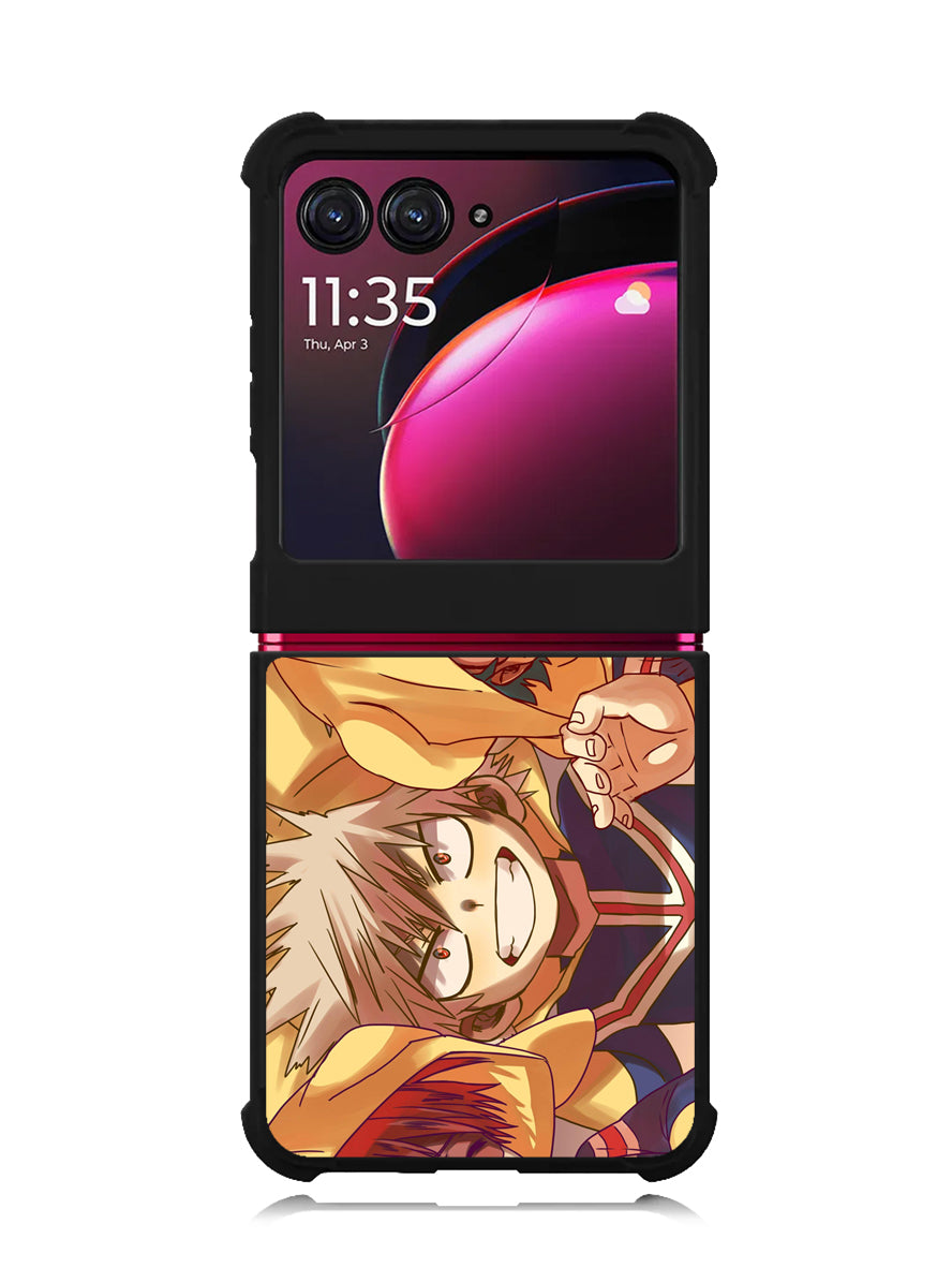 My Hero Academia Deku X Bakugou X Todoroki Motorola Moto Razr Plus 2023 , Moto Razr+ 2023 Case OV3199