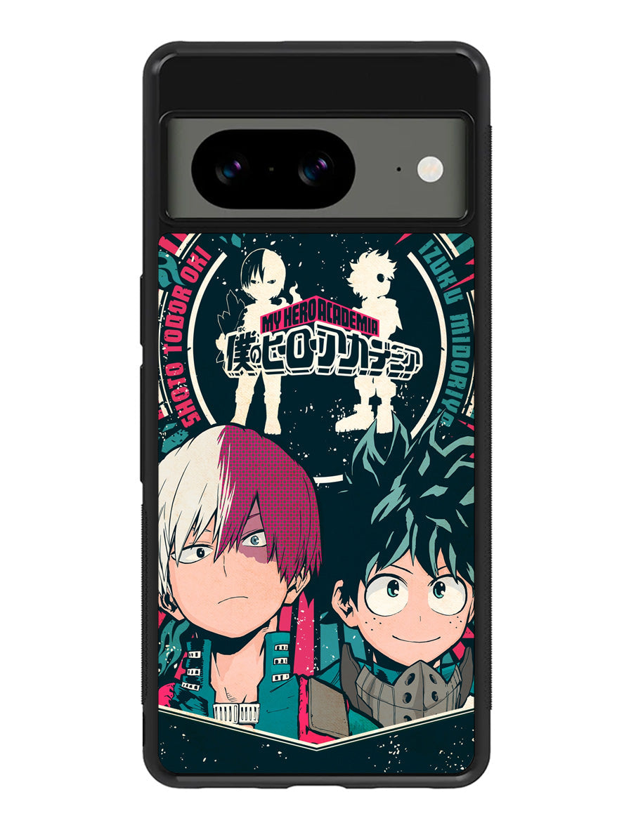 My Hero Academia Deku X Todoroki Google Pixel 8 Case QC3201