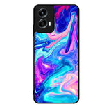 Neon Paint Mixture Motorola Moto G Play 2024 Case OV3148