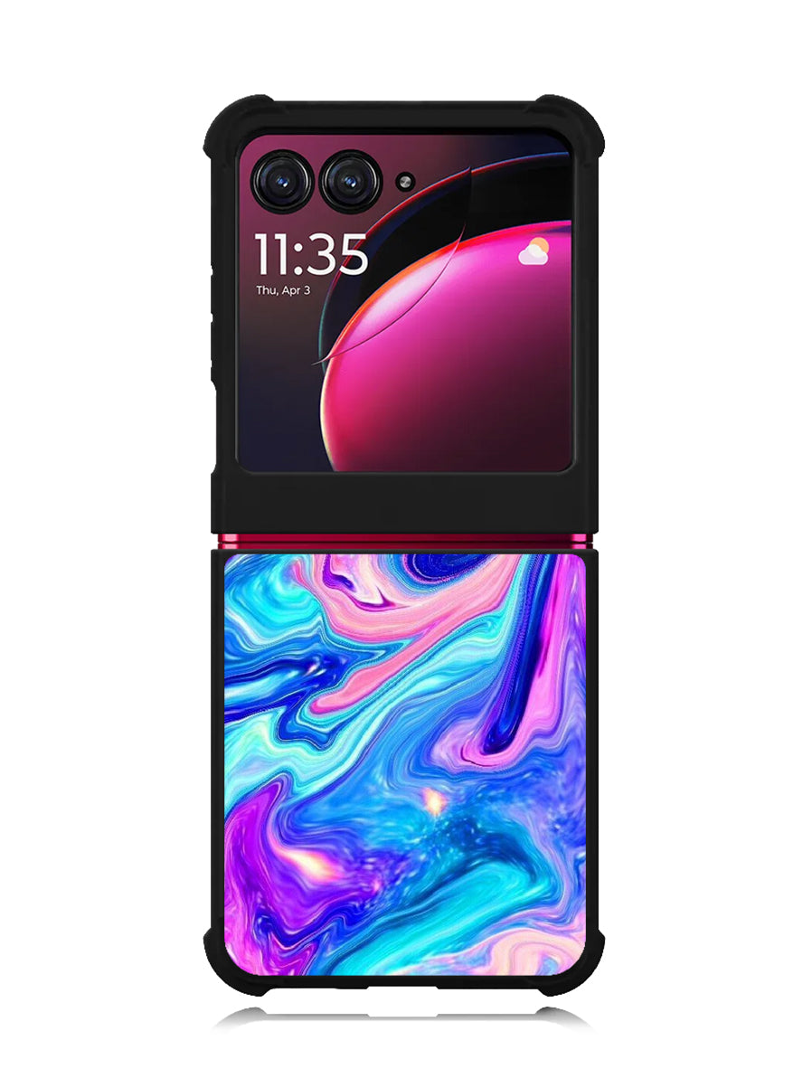 Neon Paint Mixture Motorola Moto Razr Plus 2023 , Moto Razr+ 2023 Case OV3148