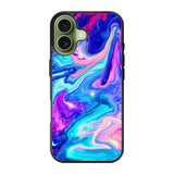Neon Paint Mixture iPhone 17 Case OV3148