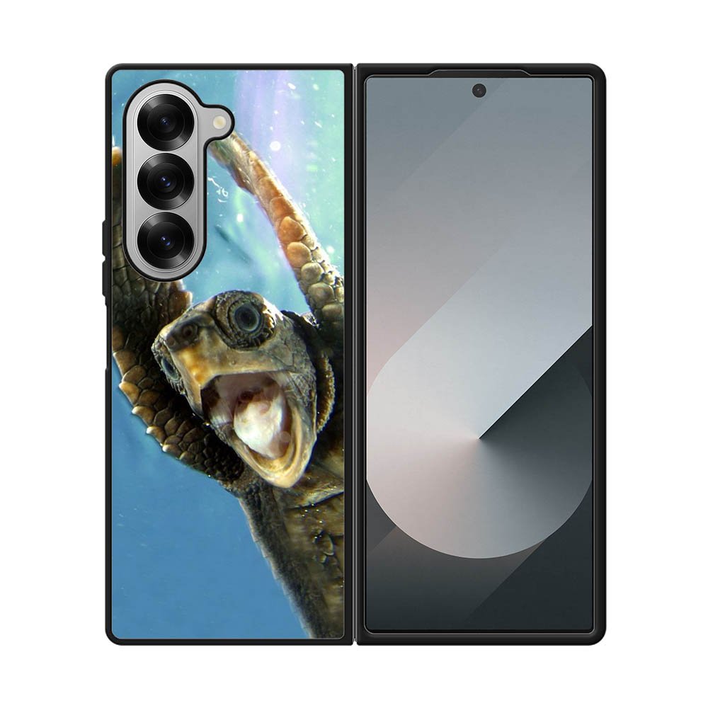 cute turtle Samsung Galaxy Z Fold 7 5G Case OV4533