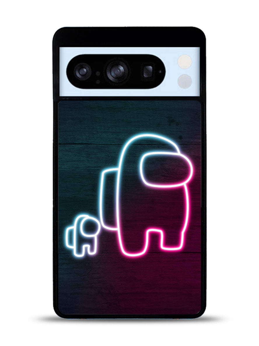 among us neon Google Pixel 8 Pro Case QC7408