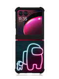 among us neon Motorola Moto Razr Plus 2023 , Moto Razr+ 2023 Case OV7408