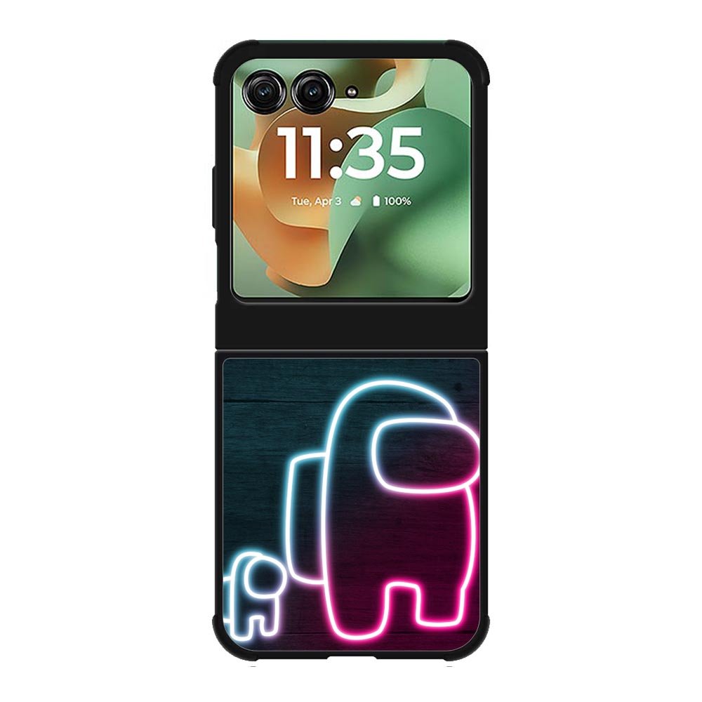 among us neon Motorola Moto RAZR 2025 Case OV7408