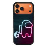 among us neon iPhone 17 Pro Max Case QC7408