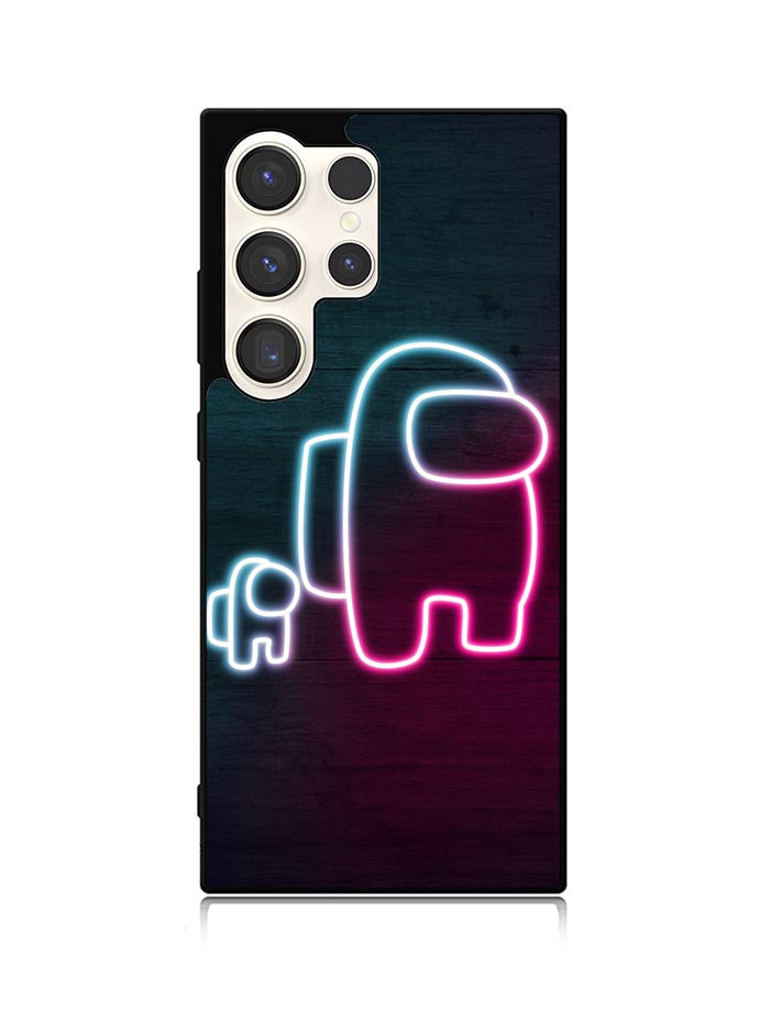 among us neon Samsung Galaxy S23 Ultra 5G Case QC7408