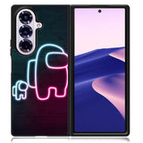 among us neon Samsung Galaxy Z Fold 7 Case OV7408