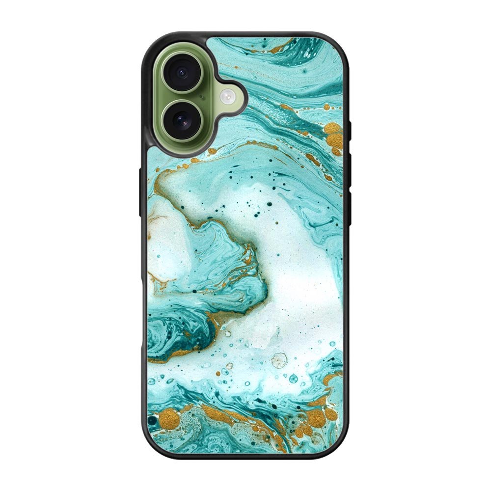 marble watercolor iPhone 17 Case QC3395