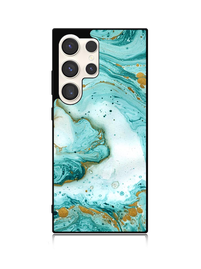 marble watercolor Samsung Galaxy S25 Ultra 5G Case QC3395