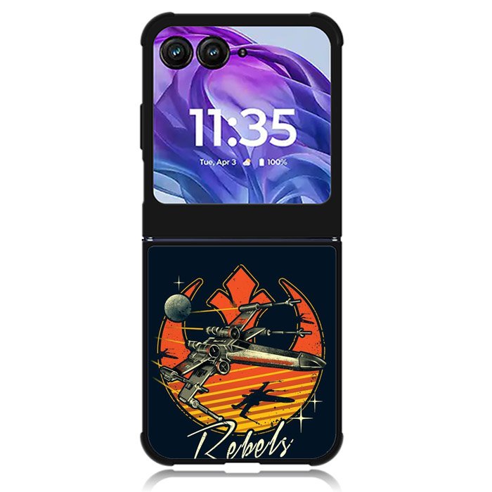 star wars retro Motorola Moto Razr Plus 2024 , Moto Razr+ 2024 Case OV2398