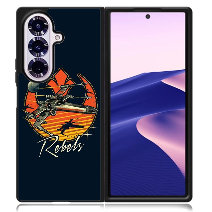 star wars retro Samsung Galaxy Z Fold 7 Case OV2398