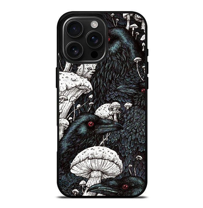 Crow Pattern FLZ0572 iPhone 16 Pro Max Case