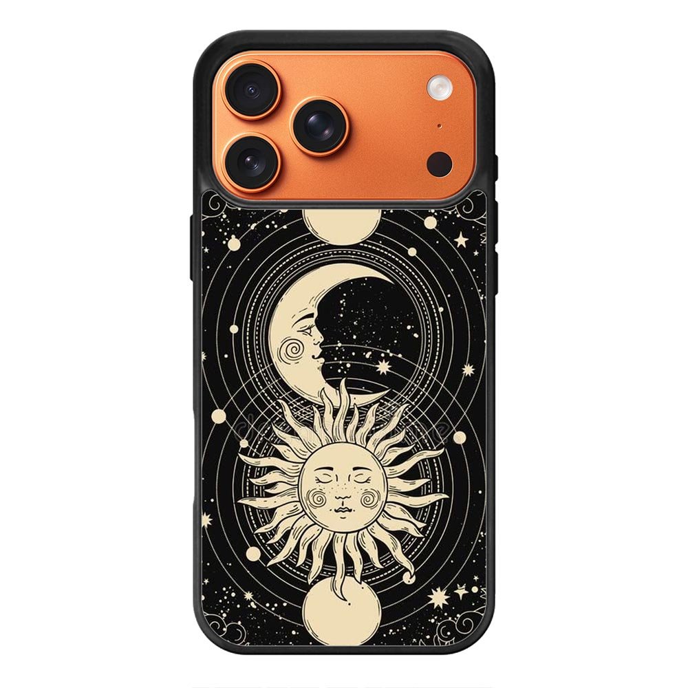 Moon And Sunk Black FLZ0579 iPhone 17 Pro Max Case