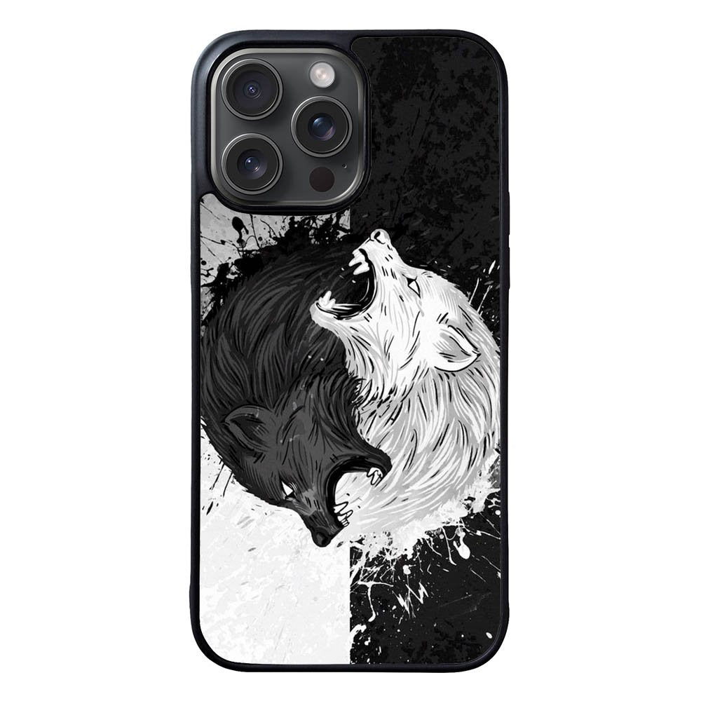 Wolf Yin And Yang FLZ0582 iPhone 15 Pro Max Case