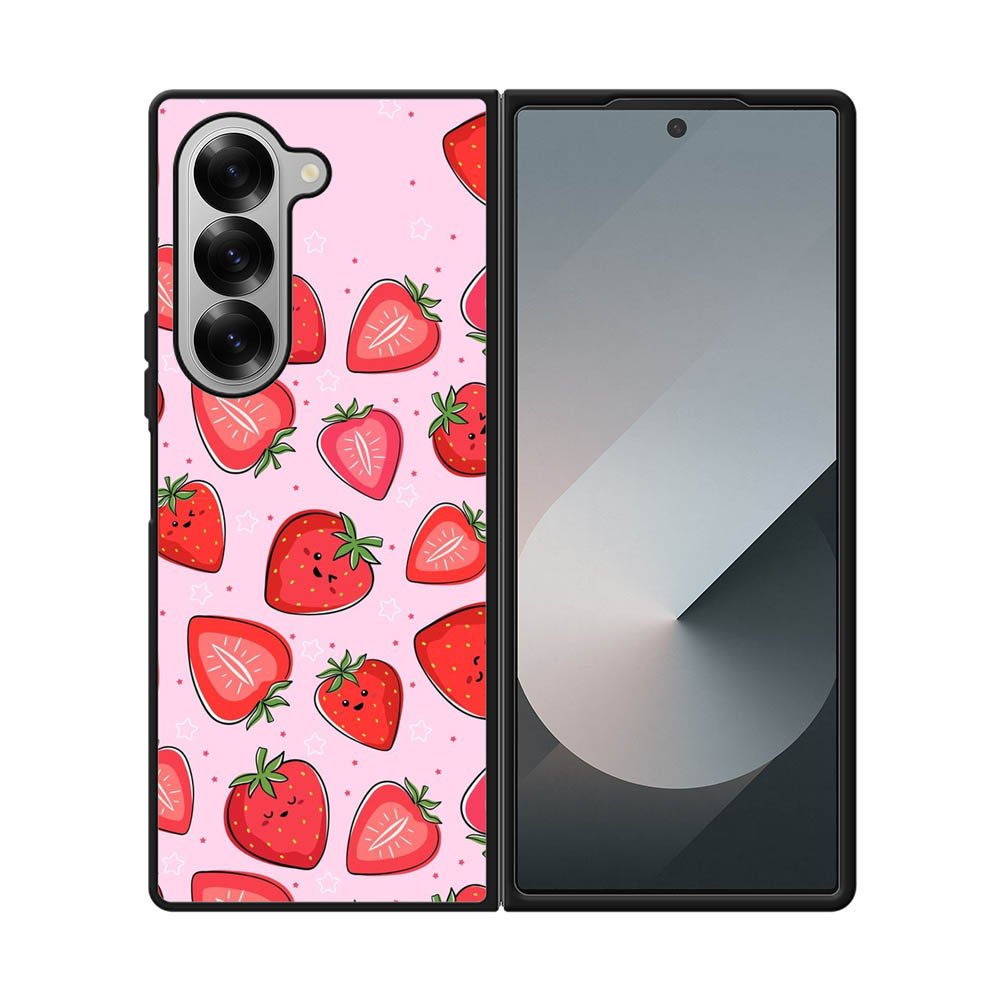 strawberry cute pattern FLZ0586 Samsung Galaxy Z Fold 7 5G Case