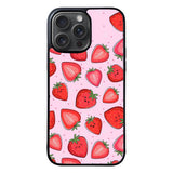 strawberry cute pattern FLZ0586 iPhone 15 Pro Max Case