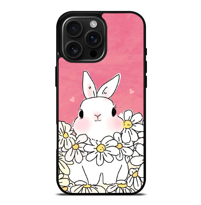 Cute Rabbit FLZ0589 iPhone 16 Pro Max Case