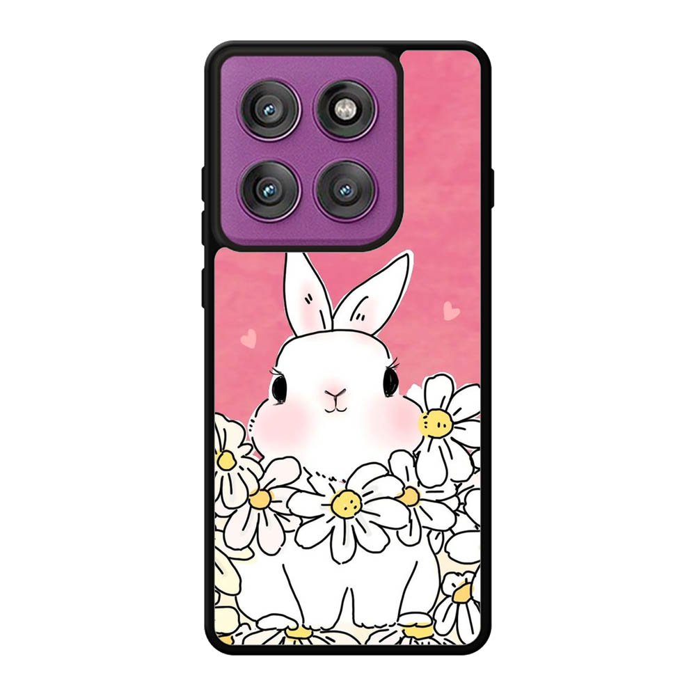 Cute Rabbit FLZ0589 Motorola Moto Edge 60 Pro Case