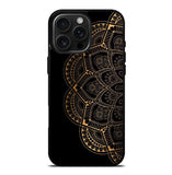 Black Gold Mandala FLZ0599 iPhone 16 Pro Max Case