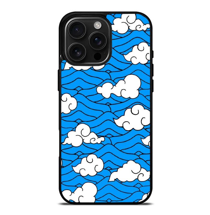 Wave Japan Pattern FLZ0609 iPhone 16 Pro Max Case