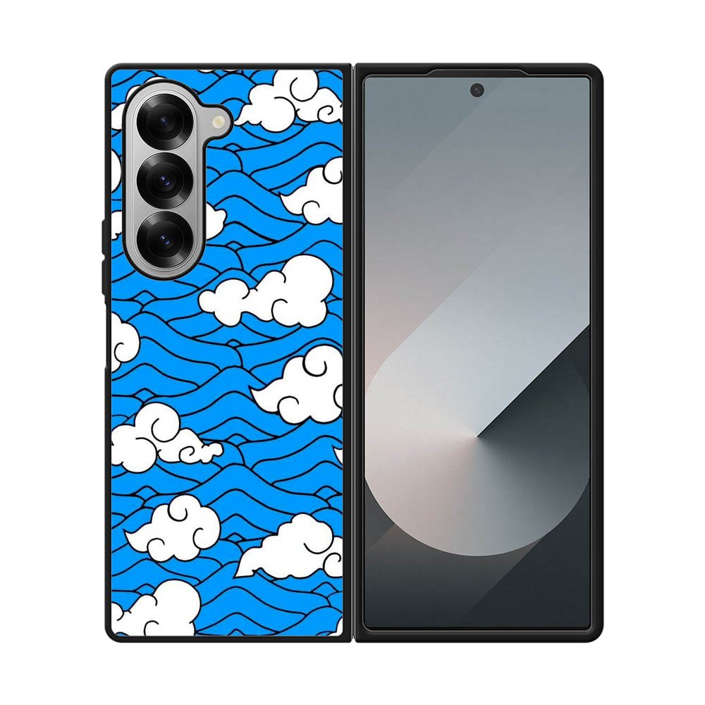 Wave Japan Pattern FLZ0609 Samsung Galaxy Z Fold 7 5G Case