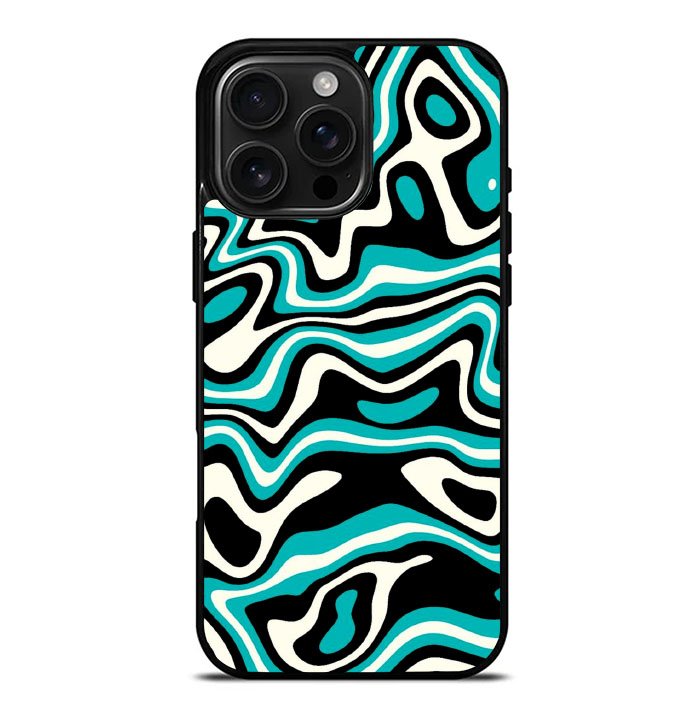 Blue Abstrac FLZ0615 iPhone 16 Pro Max Case