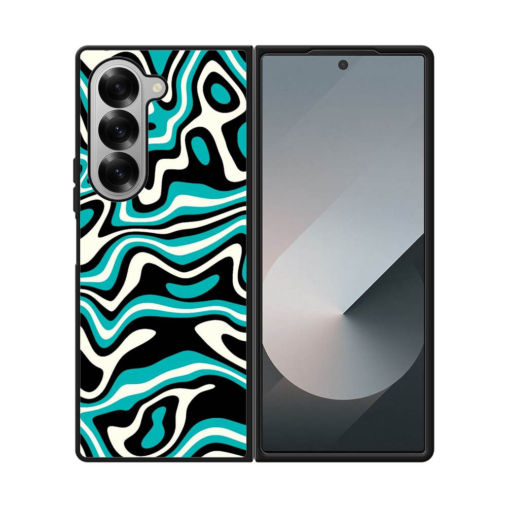 Blue Abstrac FLZ0615 Samsung Galaxy Z Fold 7 5G Case